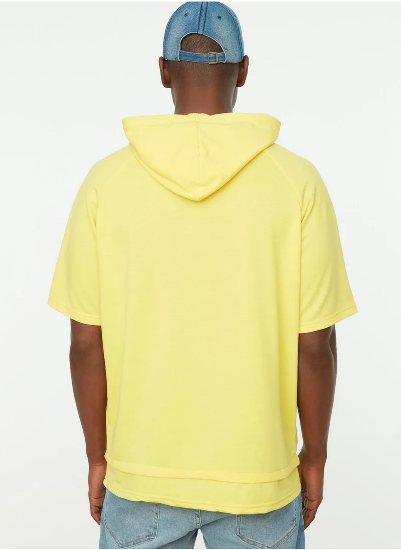 trendyol Essential Half Sleeve Hoodie