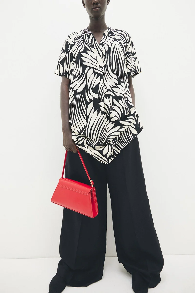 اتش اند ام Viscose Tunic Dress