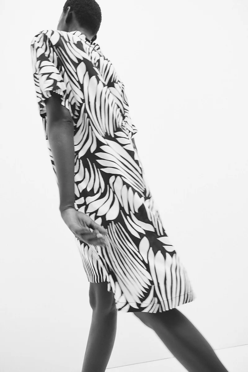 اتش اند ام Viscose Tunic Dress