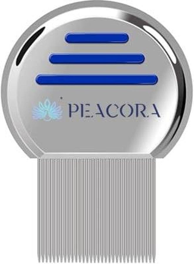 PEACORA Stainless Steel Lice Comb for Head Lice Remover & Egg Removal - Image 1