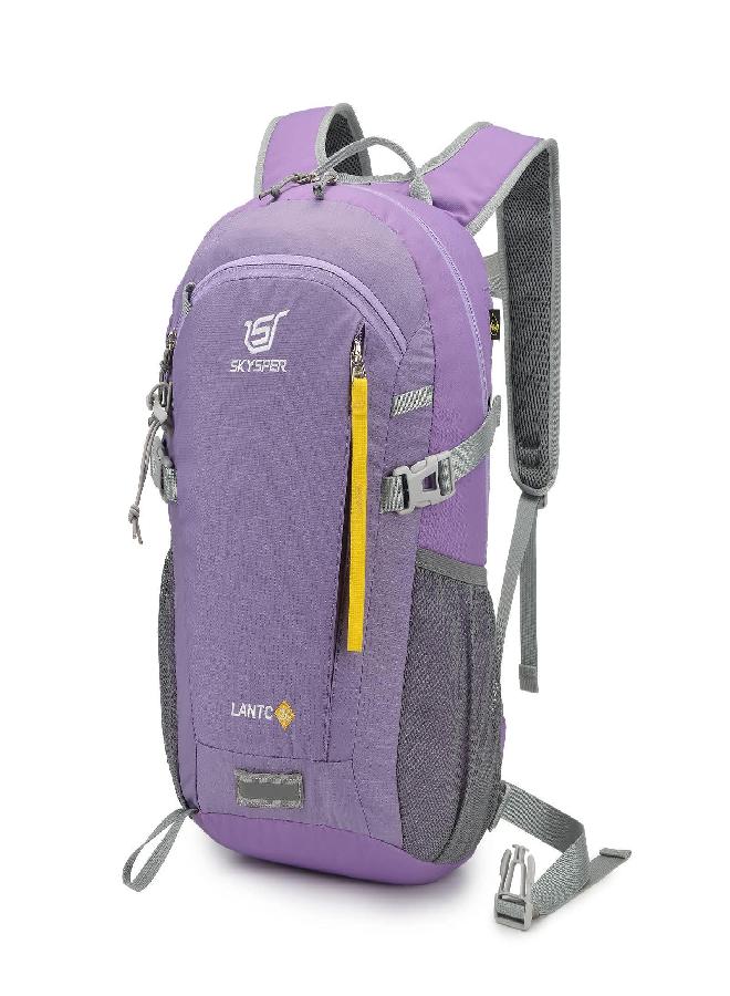 SKYSPER SKYSPER Small Hiking Backpack, 20L Lightweight Travel Backpacks Waterproof Hiking Daypack for Women Men(Purple)  - Image 1