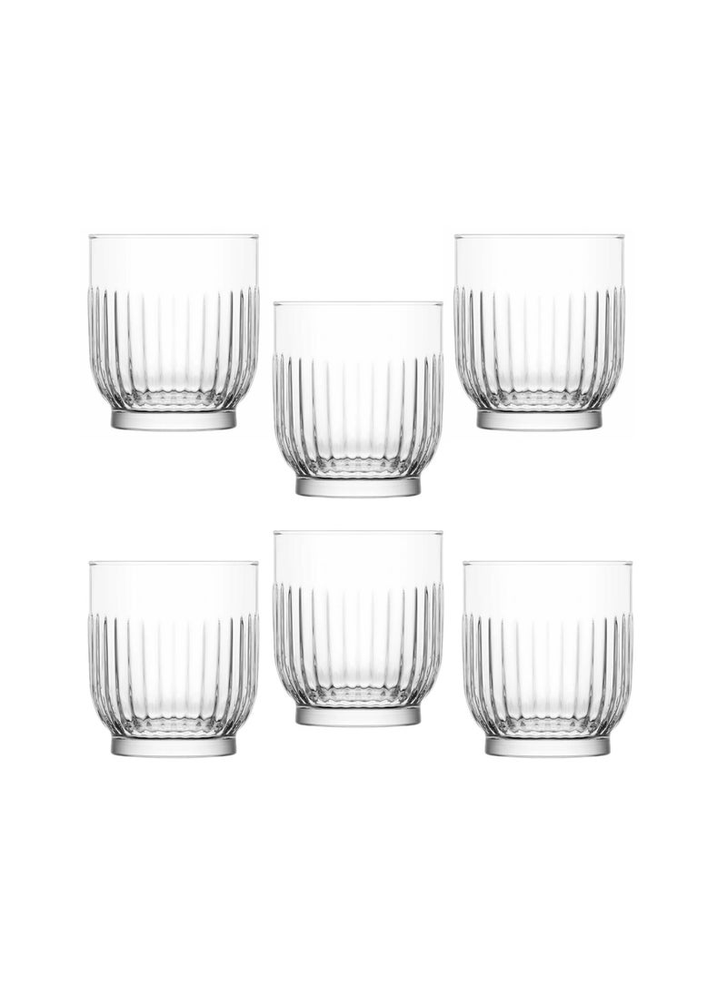 LAV Lav Tokyo Tea and Juice Glass Set of 6Pcs 330ml-Turkey Made  - Image 1