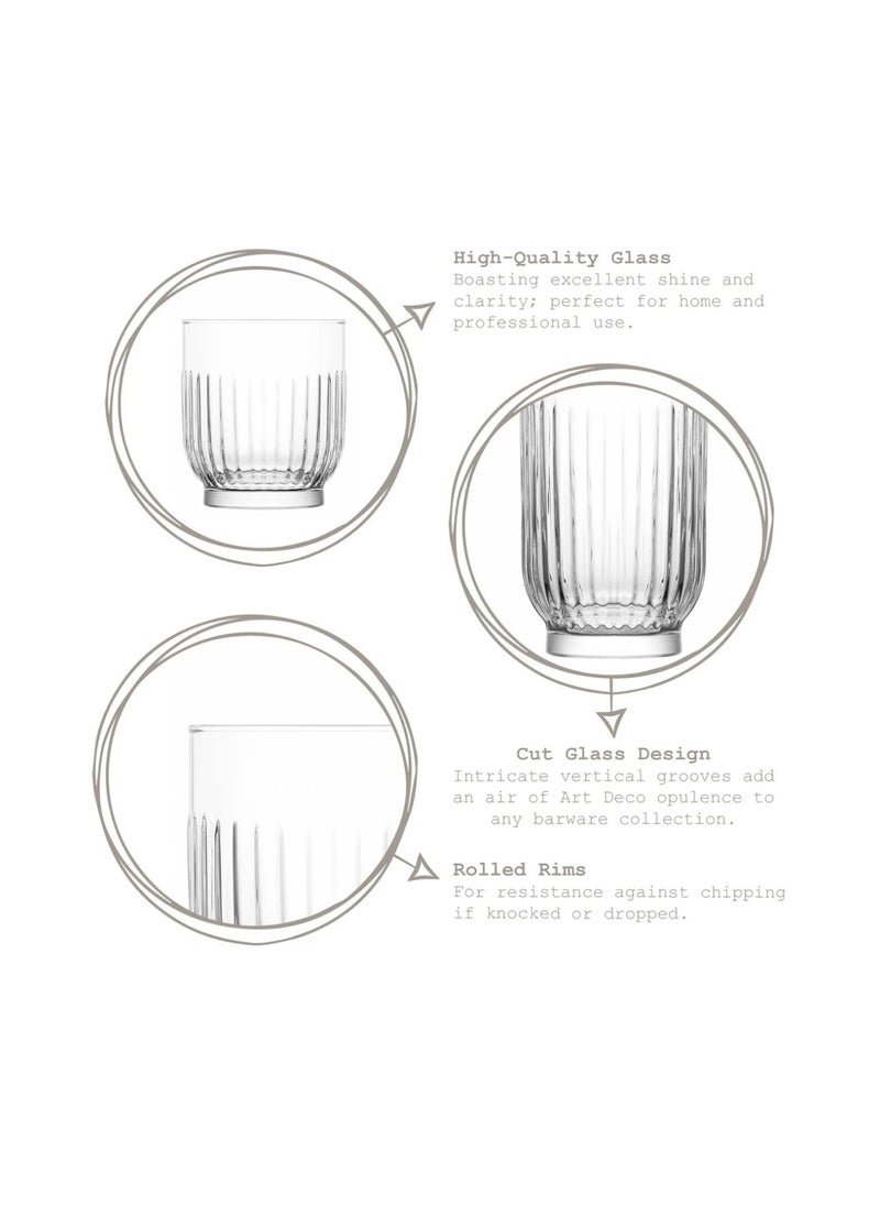 LAV Lav Tokyo Tea and Juice Glass Set of 6Pcs 330ml-Turkey Made  - Image 3