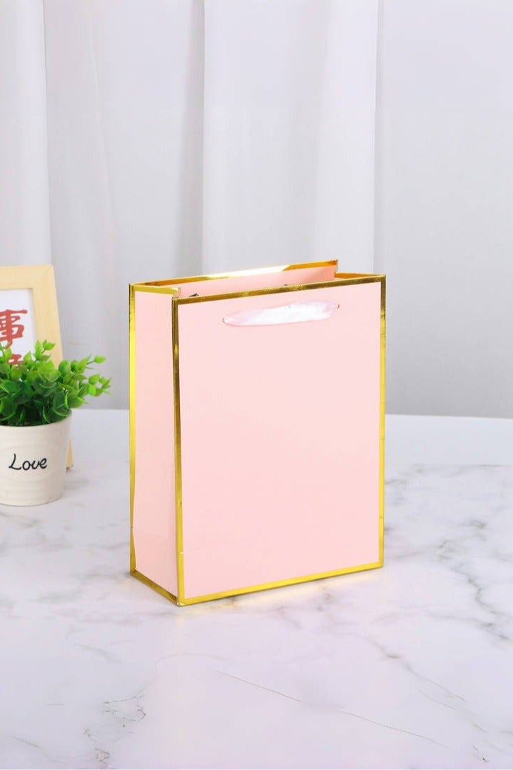 10pcs أكياس الهدايا الوردية للبنات,حقائب ميزة صغيرة,حقيبة هدية ورقية - Image 2