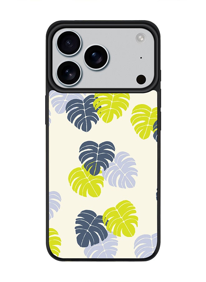 Stylizedd iPhone 17 Pro Case, [Compatible with MagSafe] Slim Magnetic cover Phone Case iPhone 17 Pro -Island Leaves - Image 1