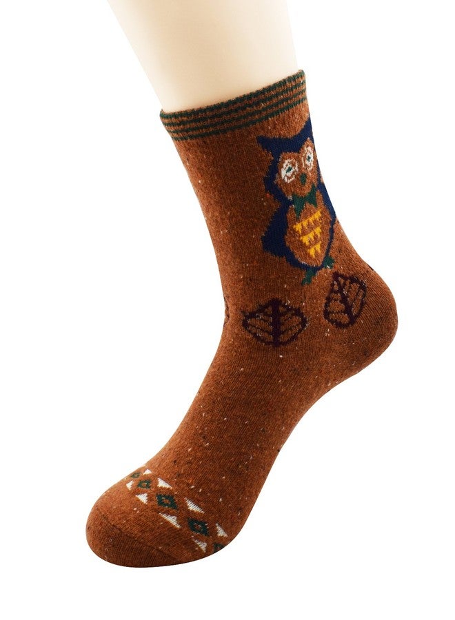 Zando Women's Wool Socks - Thick, Warm Merino Wool Crew Socks for Winter, Hiking, Duck Boots - Mid Calf, One Size - Image 5