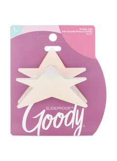 Goody Oody Nostalgia Large Star Claw Clip 1 Count For All Hair Types Great For Easily Pulling Up Your Hair Painfree Hair Accessories For Women Men Boys And Girls  - Image 2