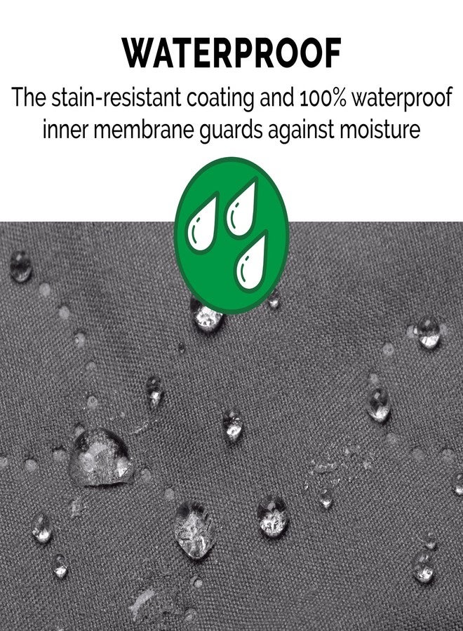 غطاء كرسي استرخاء مقاوم للماء وغير قابل للانزلاق من فورهافن، مزود بجيوب جانبية، مناسب للكلاب والقطط والأطفال - غطاء أثاث غرفة المعيشة بنقشة مخالب مبطنة - رمادي، كرسي استرخاء - Image 5