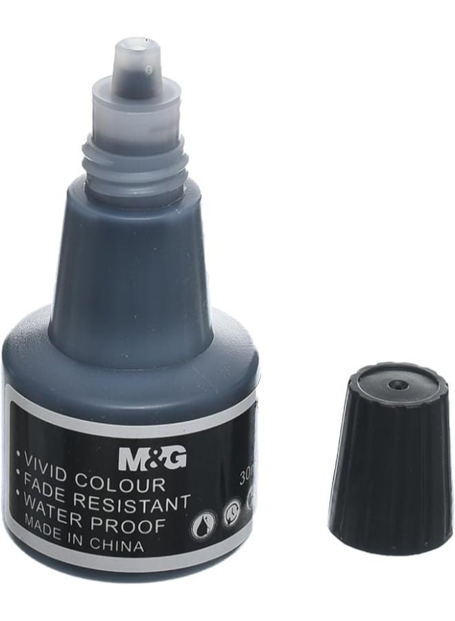 M&G Stamping Pad Ink Refill Ink for Clear, Long-Lasting Office Stamp Impressions - Image 2