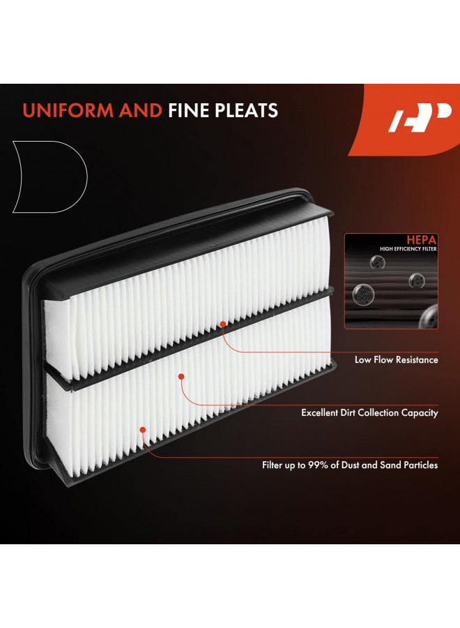 A-Premium A-Premium Engine Air Filter Compatible with Honda Vehicles - Civic 2016 2017 2018 2019 2020 2021 2022 2023, HR-V 2023 - Naturally Aspirated Only - L4 2.0L - Replace# 17220-5BA-A00  - Image 3