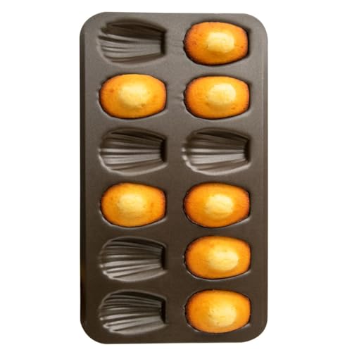 Gobel Non-Stick 12 Madeleines Baking Sheet - 9 1/16" x 8 7/8" - Image 4