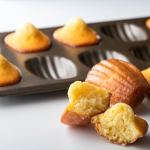 Gobel Non-Stick 12 Madeleines Baking Sheet - 9 1/16" x 8 7/8" - Image 2