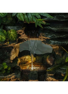 DANUBE HOME Daphne Fountain Made of Polyresin Natural Flowing Water Meditation Modern Design Zen Water Falls Decor For Home Office | Decorative Outdoor Fountain Floor Standing Design Outdoor Decor For Garden Patio Backyard  - Image 1