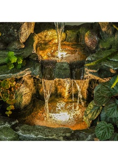 DANUBE HOME Daphne Fountain Made of Polyresin Natural Flowing Water Meditation Modern Design Zen Water Falls Decor For Home Office | Decorative Outdoor Fountain Floor Standing Design Outdoor Decor For Garden Patio Backyard  - Image 2