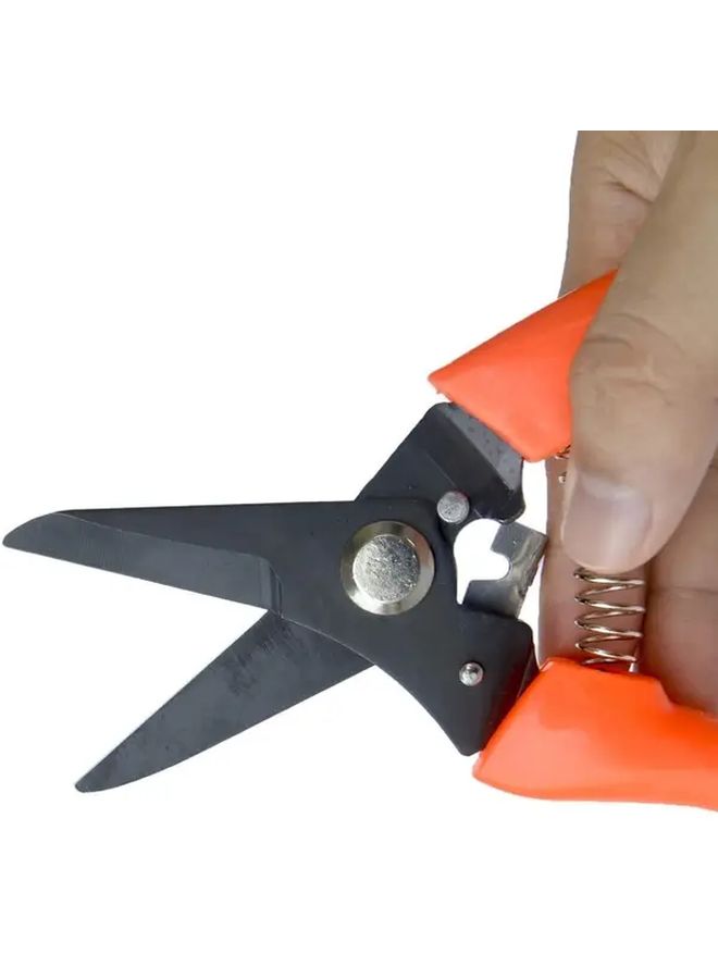 "One Piece Orange Heavy Duty Sheep Goat Hoof Trimmer With Blade Spring Loaded Mechanism Professional Livestock Foot Care Manual Handheld for Sheep Goats Hogs Easy One Handed Trimming Farm Use" - Image 5