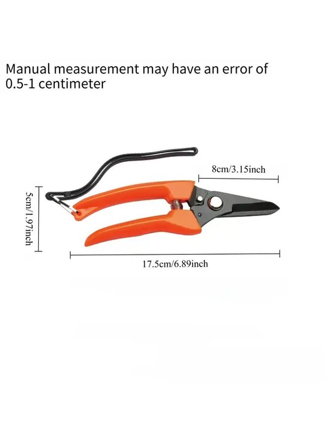 "One Piece Orange Heavy Duty Sheep Goat Hoof Trimmer With Blade Spring Loaded Mechanism Professional Livestock Foot Care Manual Handheld for Sheep Goats Hogs Easy One Handed Trimming Farm Use" - Image 3