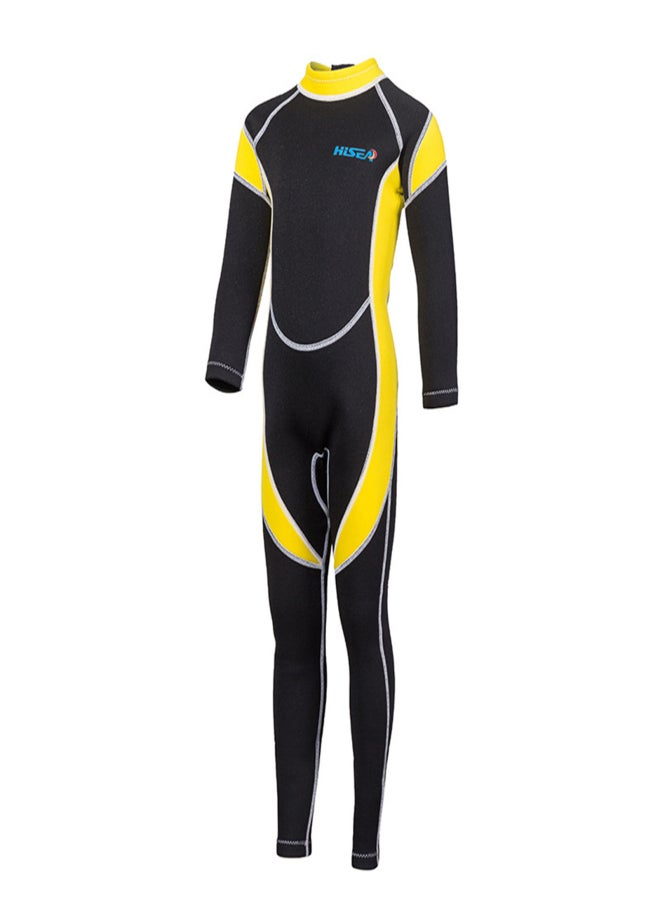 Hisea Kids Wetsuit Girls Boys Zippered Long Sleeve Diving Swimsuit Quick Dry One Piece Chlidren Surf Suit for Water Sports - Image 1