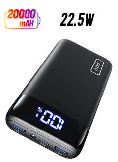 INIU Power Bank, 20000mAh Fast Charging Portable Charger, 22.5W Powerbank with USB C Input & Output, Battery Pack PD3.0 QC4.0 Compatible with iPhone 16 15 14 13 12 11 Pro Max Samsung S22 S21 S20 iPad