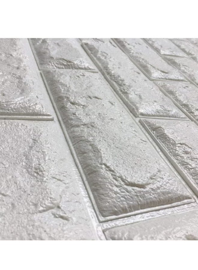 3D Foam Wallpaper 70*70 cm for Wall Renovation, Self-Adhesive Waterproof and Moisture-Proof Wall Panels with Modern Design - (B) - Image 5