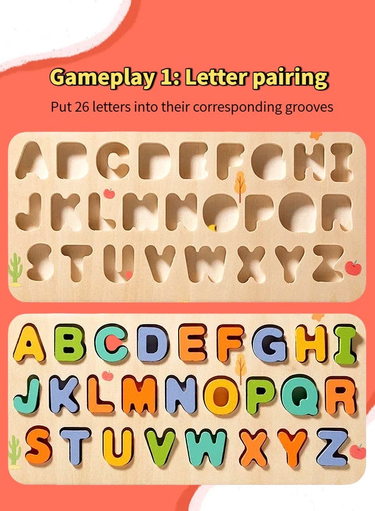 Educational games, educational toys for kids,educational games for 3 years,Children's puzzle toys, digital color classification counting board beads, wooden children's magnetic pen recognition early education maze - Image 4