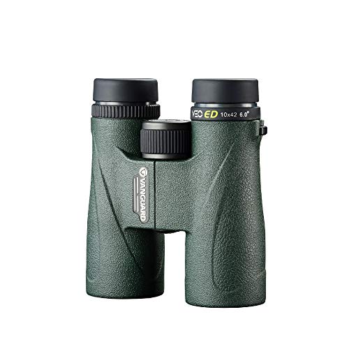 Vanguard Binocular VEO ED 10X42 I Composite Carbon Fibre Material, ED Glasses, 100% Waterproof and Fog Proof I Neck Strap I Soft Bag, Black - Image 2