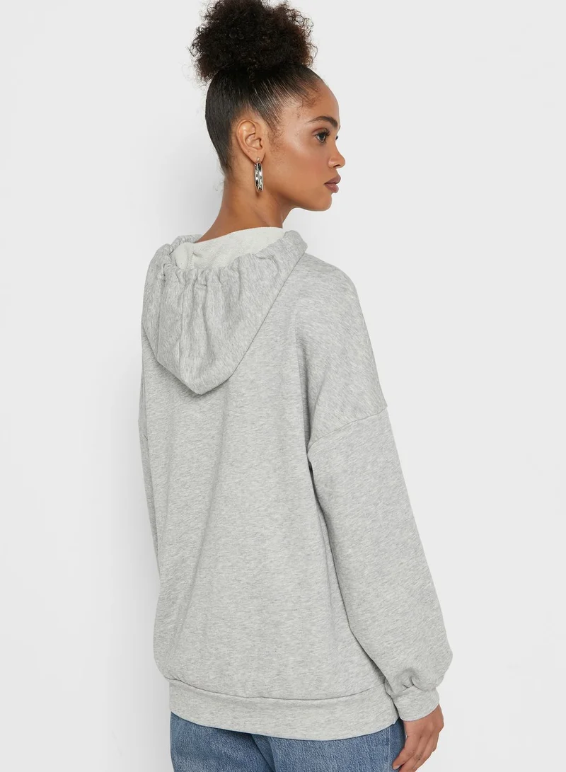 Ginger Slogan Graphic Hoodie