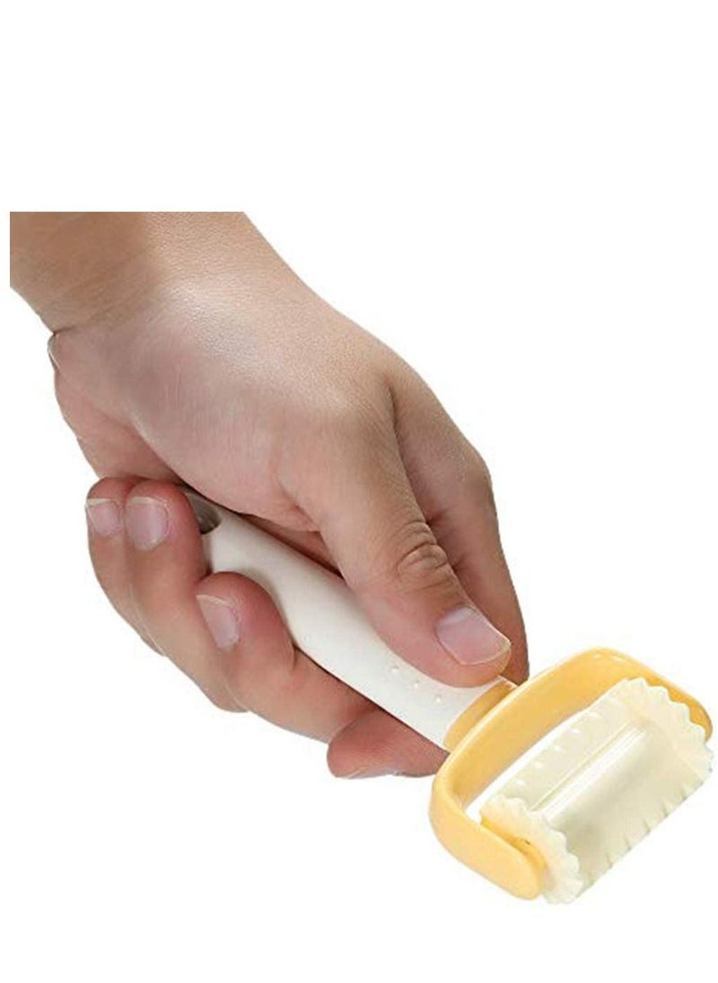 Captaintech Bread Dough Cutter Rolling Cutters, Cookies Biscuits Mold Dumpling Ravioli Skin Maker, Circle Square Stamp Pasta Press Tool Accessory for Kitchen Bakery  - Image 2