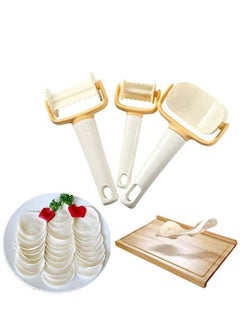 Captaintech Bread Dough Cutter Rolling Cutters, Cookies Biscuits Mold Dumpling Ravioli Skin Maker, Circle Square Stamp Pasta Press Tool Accessory for Kitchen Bakery  - Image 3