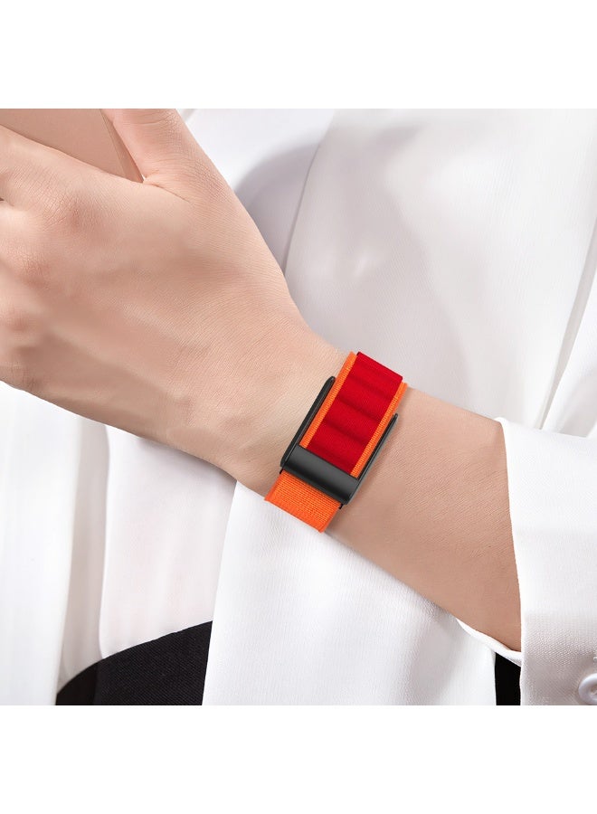 ترامكس حزام حلقة جبال الألب متوافق مع حزام حلقة جبال الألب المتوافق مع WHOOP 4.0 - حزام نايلون نايلون ناعم قابل للتنفس بديل لحزام Whoop 4.0، تصميم خفيف الوزن قابل للتعديل - Image 3