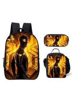 Generic Spider-Man Three-piece Set For Primary And Secondary School Students Shoulder Bag Pencil Case Backpack 