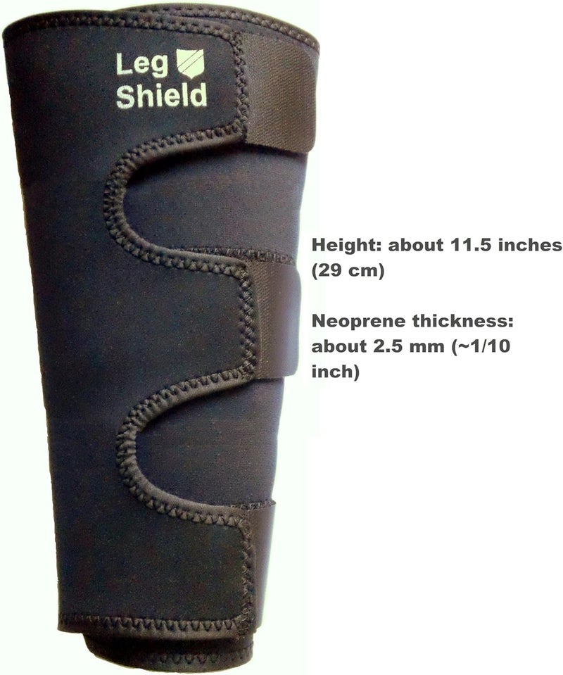 Leg Shield Leg Gaiters with Hook and Loop Straps – Soft Neoprene, Basic Lower-Leg Protection for Yard Work, Mountain Biking, Outdoor Use, and General Shin/Calf Protection (Pair) - Image 3