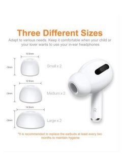 12 Pieces Replacement Ear Tips For Airpods Pro/Airpods Pro 2, 2nd Generation With Noise Reduction Hole, Silicon Ear Buds Tips With Portable Storage Box - pzsku/Z5B9C707ED379A7BE9F0DZ/45/_/1724937357/7295d467-70e2-42fc-a2e9-2a351a65c060