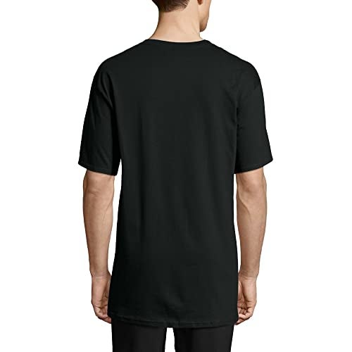 Hanes Men's Short Sleeve Beefy-T (Pack of 2), Black, Large - Image 3
