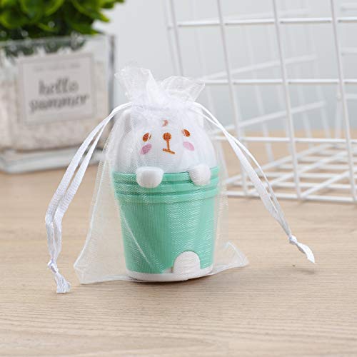 MOTYAWN 100pcs White Organza Bags 2x3 inch Sheer Drawstring Gift Bags Jewelry Pouches Wedding Party Christmas Favor Gift Bags, Little Mesh Gift Pouches Mini Candy Bags for Small Presents Earrings - Image 5