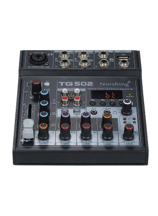 Norshing TG 502 Professional Audio Mixer 4 Channel Stereo Sound Board Console System USB BT MP3 Computer Input 48V Phantom Power FX Effect Digital Audio Signal Processor - pzsku/Z5B9CAA5EC7889A69EB7FZ/45/_/1678864809/a3f2876d-692d-4fa4-bfac-55f9c1e30b0e