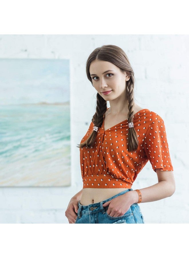 BBTO 20 Pieces Girls Gymnastics Hair Ties Gymnastic Hair Bands Accessories Ribbon Ponytail Holders No Crease Sport for Women(Classic Colors) - Image 5