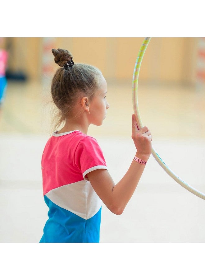 BBTO 20 Pieces Girls Gymnastics Hair Ties Gymnastic Hair Bands Accessories Ribbon Ponytail Holders No Crease Sport for Women(Classic Colors) - Image 4