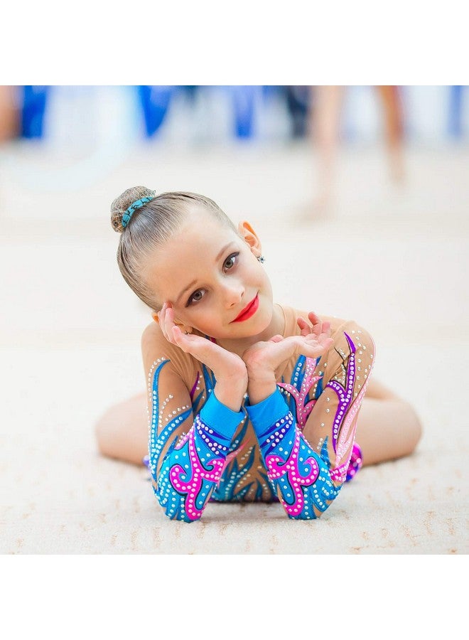 BBTO 20 Pieces Girls Gymnastics Hair Ties Gymnastic Hair Bands Accessories Ribbon Ponytail Holders No Crease Sport for Women(Classic Colors) - Image 3