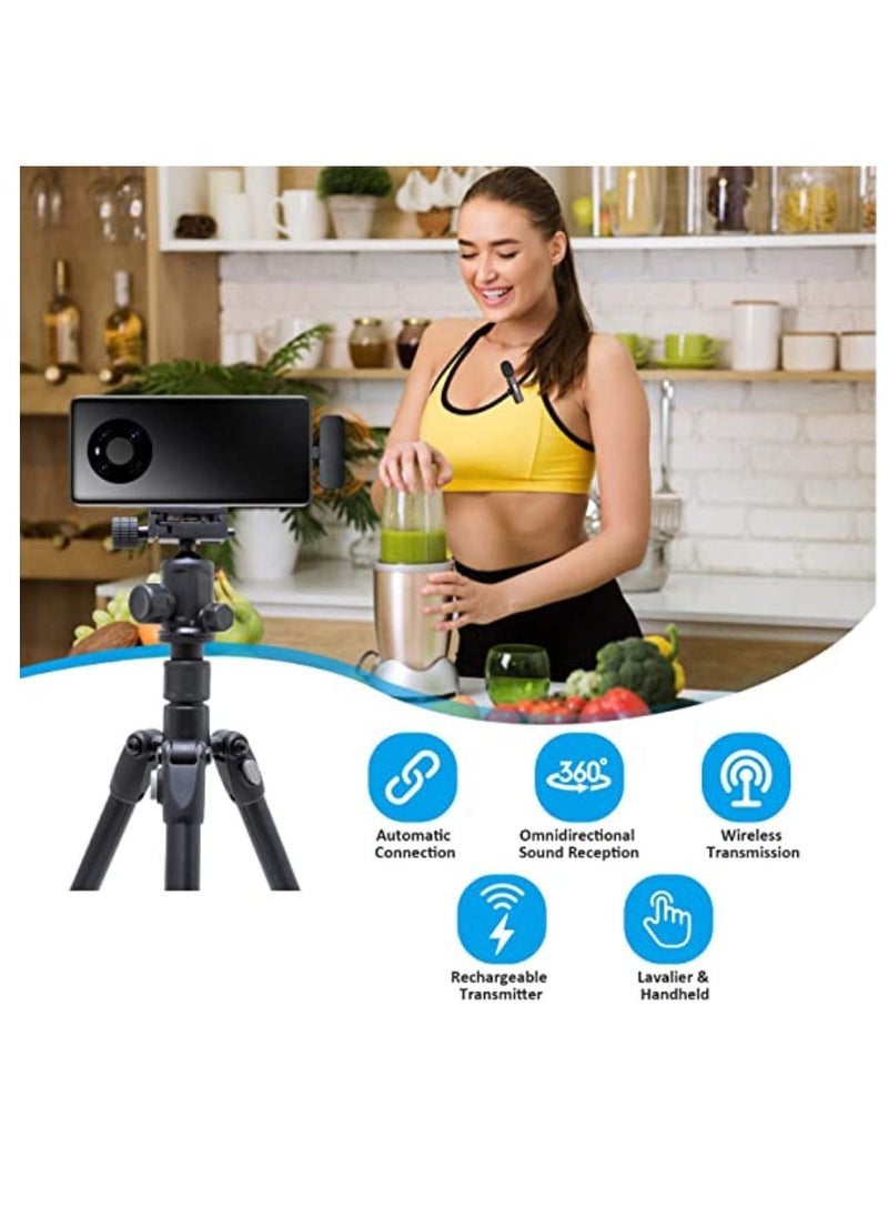 ELTRAZONE K8 Wireless Lavalier Microphone For Type-C Phone Plug-Play Wireless Mic USB-C Android Phone For Video Recording Interview Vlog Auto Sync And Noise Reduction Mic  - Image 5