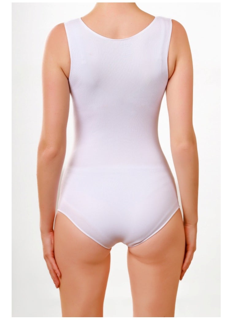 Selina Wear - Women's Tank Body Suit - Seamless Neck Shaping - Bodysuit Shapewear, Seamless - Image 1