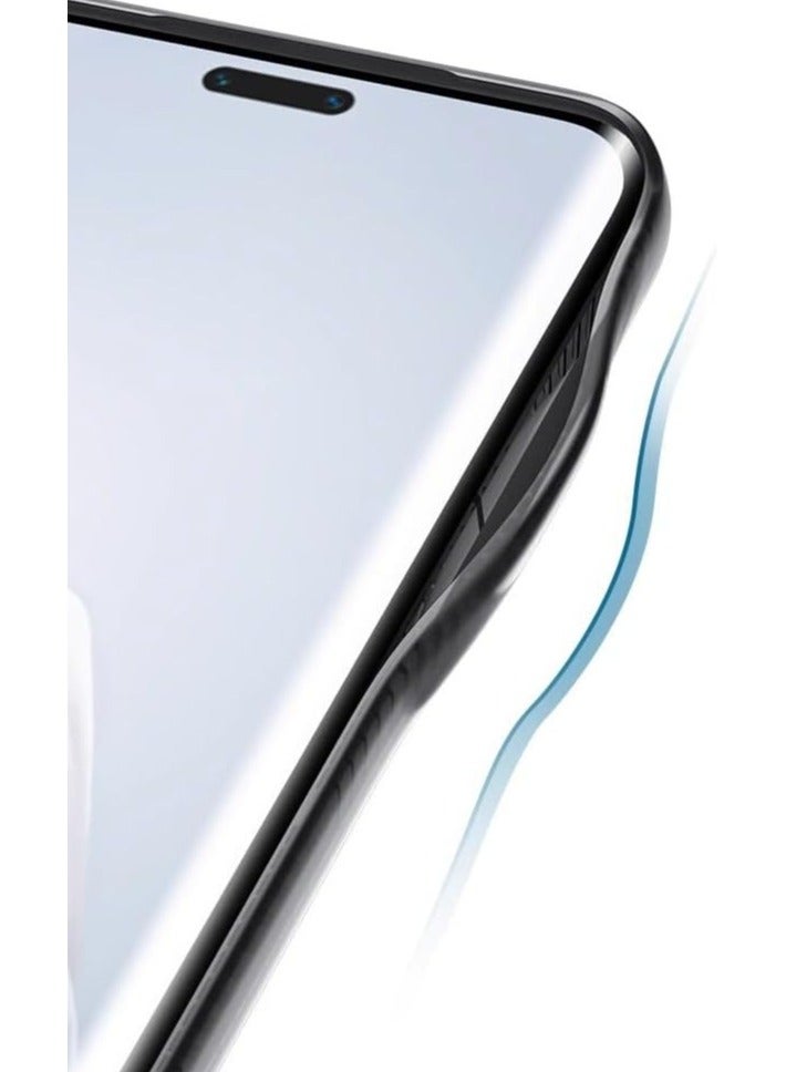 general Magnetic Case Compatible with Honor Magic 6 Pro Case, Frosted Translucent Airbag Anti-drop Shockproof Scratch-Resistant Back Cover Shell for Honor Magic 6 Pro - Image 2