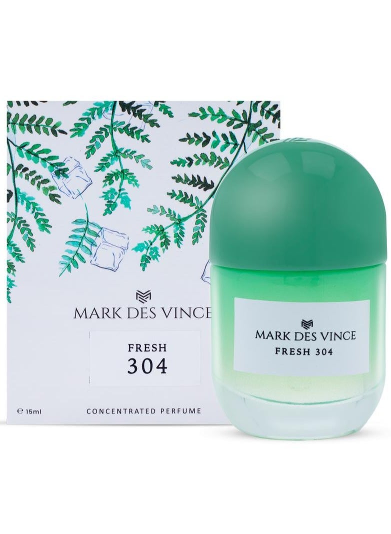 MARK DES VINCE عطر مارك ديس فينس فريش 304 المركز 15 مل للجنسين - Image 2