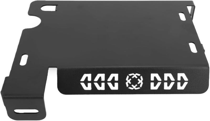 Slow wear optimized quality Naroote Motorcycles Skid Plate, Engine Chassis Protection Guard with Multi Hole Ventilation Design for 368G 368K 368M, Black Anti Rust Coating Motorcycles Skid Plate Replacement Reinforced edge - Image 1