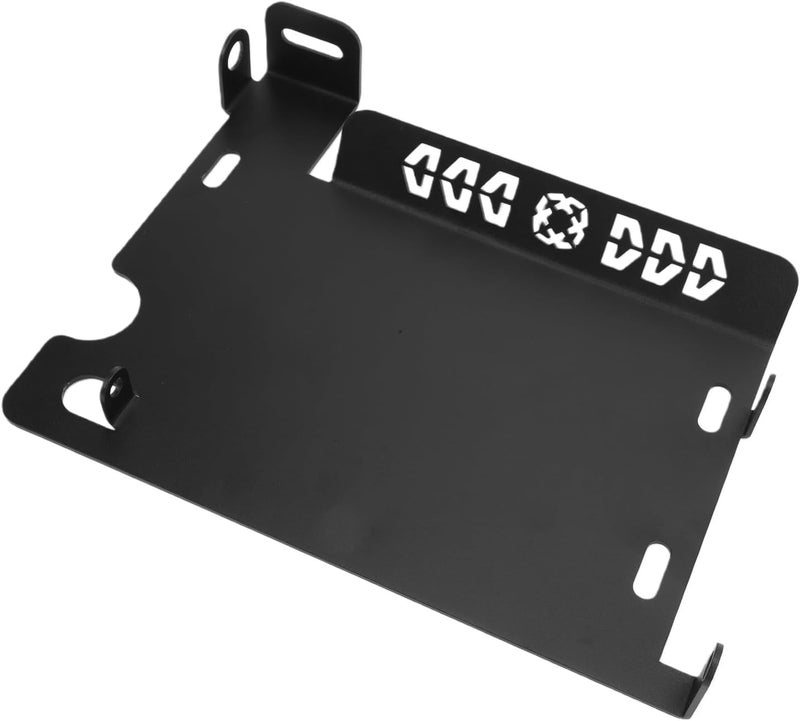 Slow wear optimized quality Naroote Motorcycles Skid Plate, Engine Chassis Protection Guard with Multi Hole Ventilation Design for 368G 368K 368M, Black Anti Rust Coating Motorcycles Skid Plate Replacement Reinforced edge - Image 4