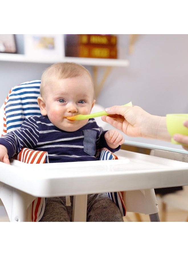 Olababy 3 Piece Parent Led and Baby Led Weaning First Feeding Set, Includes Training Spoon, Feeding Spoon and Steambowl - Image 4