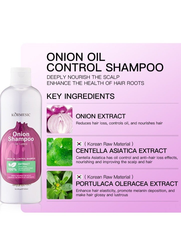 Kormesic شامبو التحكم في زيت البصل 500 مل-التوازن والتطهير - Image 2