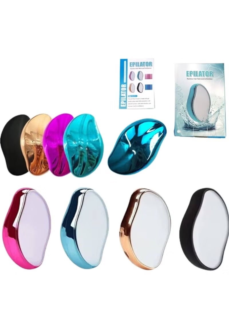 أداة إزالة الشعر الكريستالية لإزالة الشعر وتقشيره بسهولة ولطف – ألوان متعددة - Image 4
