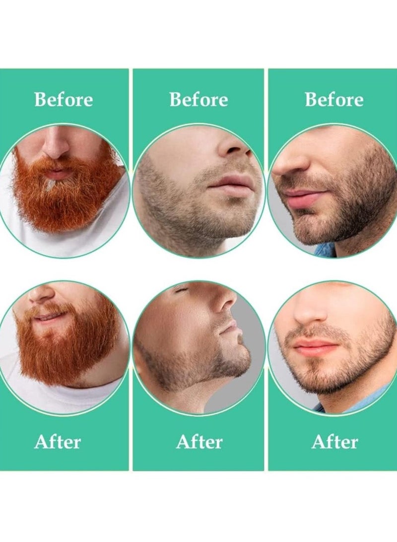 مجموعة استنسل وتشكيل اللحية الاحترافية - مشط دقيق وقالب تشذيب للشارب واللحية المتماثلة، أداة حلاقة للرجال - Image 4