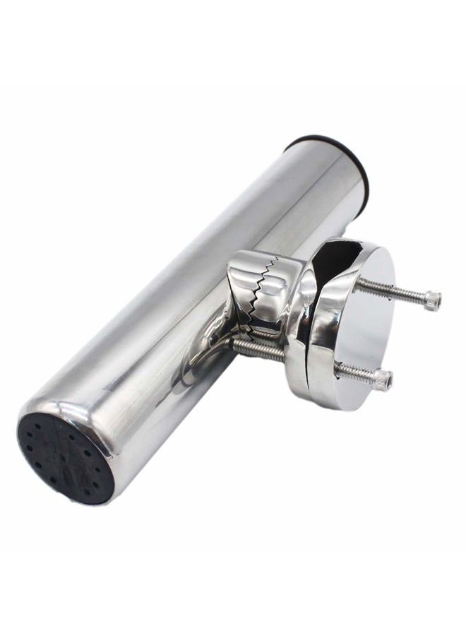 X-Haibei 2 Pcs Rail Clamp On Fishing Rod Holder for Boat Stainless Steel Clamp Fittings Rail 1-1/4 to 2 inch - Image 4