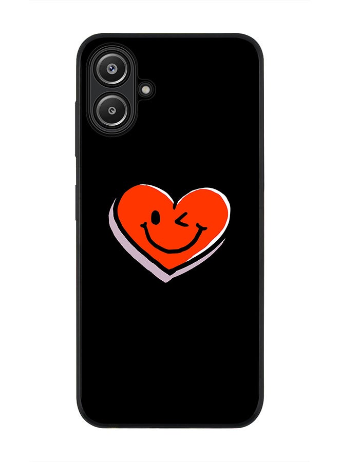 Stylizedd For Samsung Galaxy A06 Case,Slim fit Camera Protection, Shockproof Thin Phone cover - Winking Heart - Image 1